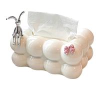 Adorable boîte à mouchoirs motif lapins pour enfants et adultes, douce et robuste, ajoute du plaisir à n'importe quelle pièce, recharge facile