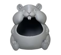Adorable Bol en Plastique Design Hamster, Plats pour Hamster, Parfaits pour Organiser Les clés, pièces de Monnaie et Bijoux sur Un Bureau ou Une étagère, Accessoires de Bureau colorés
