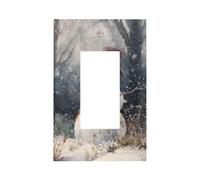 Adorable bonhomme de neige portant un chapeau haut-de-forme - Plaque murale - Plaque murale à bascule unique - Décoration pour la maison, la cuisine, la salle de bain