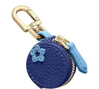 Adorable breloque de sac en cuir motif fruits - Kawaii Y2K porte-clés mini portefeuille PU fermeture éclair porte-monnaie monnaie pochette cadeau accessoire pour sac à main sac à dos décoration voyage