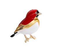 Adorable Broche D'oiseau Émaillé Pour Vêtements Accessoire De Robe Rehausseur Tenue Élégant Pour Les Occasions Formelles Décontractées Design Broche Tendance Coréenne