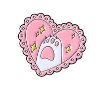 Adorable broche en alliage en forme de chat avec fermoir à épingle sécurisée, accessoire de mode pour femmes et filles, broche chat tendance pour filles, taille unique, Comme décrit