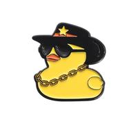 Adorable broche en métal motif caneton amusante parfaite pour ajouter une touche d'insolite sur le thème des animaux, taille unique, Comme décrit