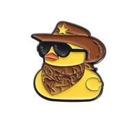 Adorable broche en métal motif caneton amusante parfaite pour ajouter une touche d'insolite sur le thème des animaux, taille unique, Comme décrit