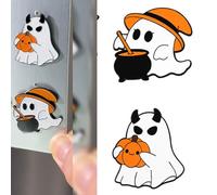 Adorable broche Halloween Specters avec citrouille en alliage pour costumes et tenues Fermoir sécurisé, taille unique, Comme décrit