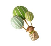 Adorable broche montgolfière en alliage émaillé - Accessoires décoratifs pour robes, manteaux, sacs - Broche décorative en forme de montgolfière, taille unique, Comme décrit