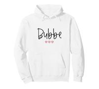 Adorable Bubbe Juive Grandma Grandmother Simple Hearts Bubbe Sweat à Capuche