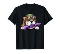 Adorable Bulldog Fueled by Crayons Jarhead MRE Eater Boot Camp T-Shirt