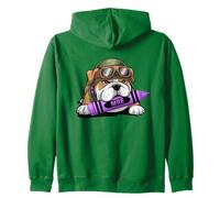 Adorable Bulldog Militaire I Eat Crayons Grunt MRE Eater Jarhead Sweat à Capuche
