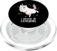 Adorable Cadeau Amusant Arc-en-Ciel Caticorn Fantasy Licorne Chat Maman PopSockets PopGrip pour MagSafe
