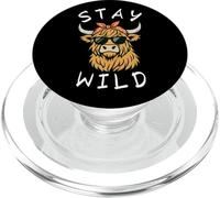 Adorable cadeau pour homme et femme - Vache des Highlands PopSockets PopGrip pour MagSafe