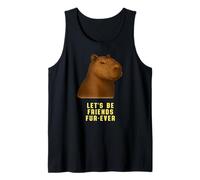 Adorable Capybara « Let's Be Friends Fur-Ever » Débardeur