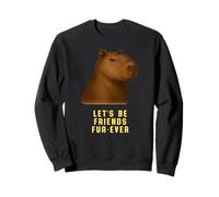 Adorable Capybara « Let's Be Friends Fur-Ever » Sweatshirt