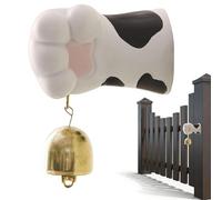 Adorable cat paw design: Features a charming cat paw shape that adds a playful and decorative touch to any door, wall, or cabinet while serving as a functional chime for home, office, or shop entrance