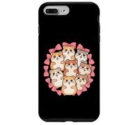 Adorable Cercle de Hamster avec Motif d'animaux Kawaii Coque pour iPhone 7 Plus/8 Plus