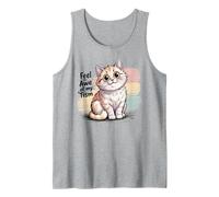 Adorable Chat avec Inscription « Be in Awe with My Timm » - pour autisme, Papa, Amour, Vie, enseignement Débardeur