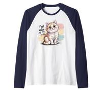 Adorable Chat avec Inscription « Be in Awe with My Timm » - pour autisme, Papa, Amour, Vie, enseignement Manche Raglan