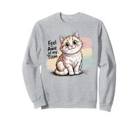 Adorable Chat avec Inscription « Be in Awe with My Timm » - pour autisme, Papa, Amour, Vie, enseignement Sweatshirt