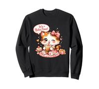 Adorable Chat Boba Kawaii Bubble Tea Chaton It's Boba Time Sweatshirt