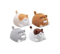 Adorable chat Chonky en peluche 13 cm Couleurs assorties