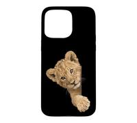 Adorable Chat lionceau Sauvage Coque pour iPhone 15 Pro Max