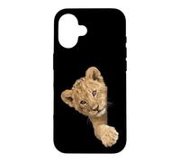 Adorable Chat lionceau Sauvage Coque pour iPhone 16