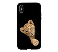 Adorable Chat lionceau Sauvage Coque pour iPhone X/XS