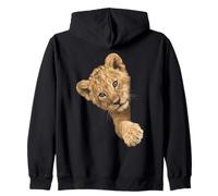 Adorable Chat lionceau Sauvage Sweat à Capuche