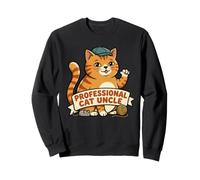 Adorable Chat Oncle Orange tigré Amoureux des Pattes Sweatshirt