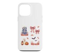 Adorable Chauve-Souris effrayante pour Halloween, fantôme, Citrouille Coque pour iPhone 13 Pro Max
