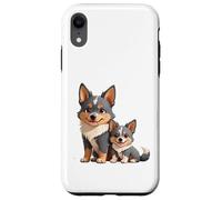 Adorable Chien Berger Australien et Chiot Coque pour iPhone XR