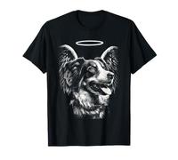 Adorable Chien Berger Australien Mignon Ange Hommage T-Shirt