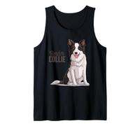 Adorable chien Border Collie - Mignon chien de mouton écossais Débardeur