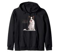 Adorable chien Border Collie - Mignon chien de mouton écossais Sweat à Capuche