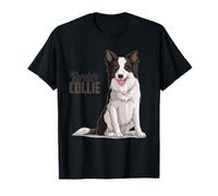 Adorable chien Border Collie - Mignon chien de mouton écossais T-Shirt