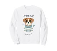 Adorable Chien Boxer Adorable, propriétaire de Chiot, Adorable Animal de Compagnie Sweatshirt