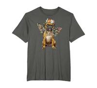 Adorable chien boxer ange avec ailes T-Shirt