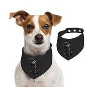 Adorable chien carlin noir, échelle standard-2_00x, écharpe pour animal de compagnie, douce et confortable, accessoire de vacances pour Noël, cadeau chaud et élégant