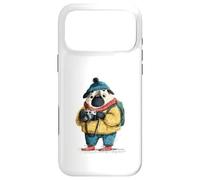 Adorable Chien Carlin Photographe Explorateur d'hiver Coque pour iPhone 17 Pro Max