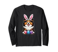 Adorable Chien De Berger des Shetland Style BD Comic Manche Longue