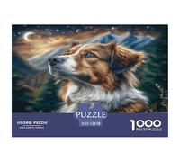 Adorable Chien de Compagnie, en Carton 100% recyclé, Un Australien sous Un. Puzzle de 1000 pièces (52 x 38 cm) pour Adultes et Enfants. Un défi Stimulant pour Les méninges. Adultes et Les Enfants.