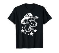 Adorable Chien de Cowboy Portant Un Chapeau de Cowboy T-Shirt