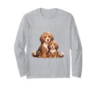 Adorable Chien de Montagne Bernois et Chiot Art canin Manche Longue