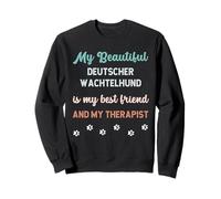 Adorable Chien Deutscher Wachtelhund pour Papa, Maman, ami et thérapeute Sweatshirt