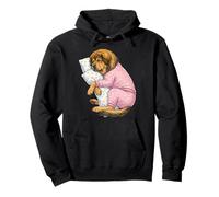 Adorable Chien Dogue tibétain endormi en Pyjama Art du Coucher Sweat à Capuche