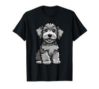 Adorable Chien en Fourrure, gribouillage, Aussiedoodle, mélange de Dessins animés T-Shirt