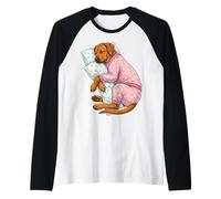 Adorable Chien Rhodesian Ridgeback endormi en Pyjama Art du Coucher Manche Raglan