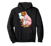 Adorable Chien Rhodesian Ridgeback endormi en Pyjama Art du Coucher Sweat à Capuche