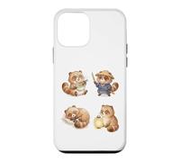 Adorable Chien Tanuki Raton Laveur Japonais Chibi Animal Coque pour iPhone 12 Mini