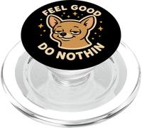 Adorable Chihuahua Feel Good Do Nothin PopSockets PopGrip pour MagSafe